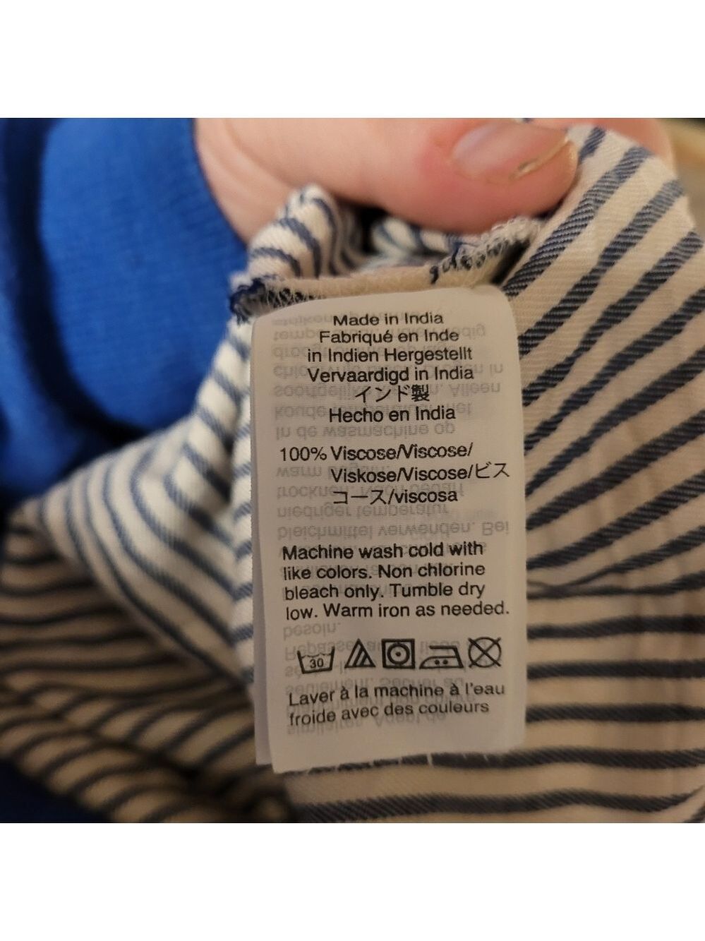 Madewell Novel Tie-Front Top in Stripe - Picture 4 of 7
